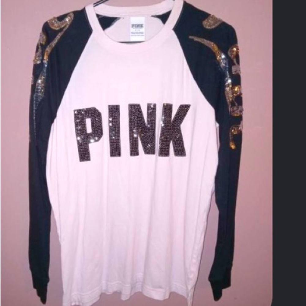 VS PINK Sequined Shirt.